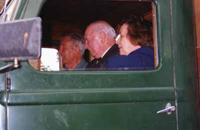 Tom with Governor Sir Eric Neale and Lady Neale